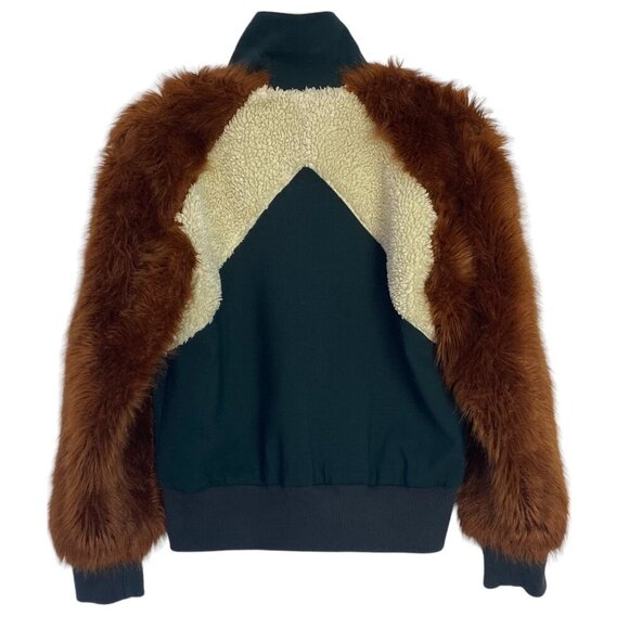 Sea New York Colorblock Faux Fur Track Jacket - Picture 7 of 11